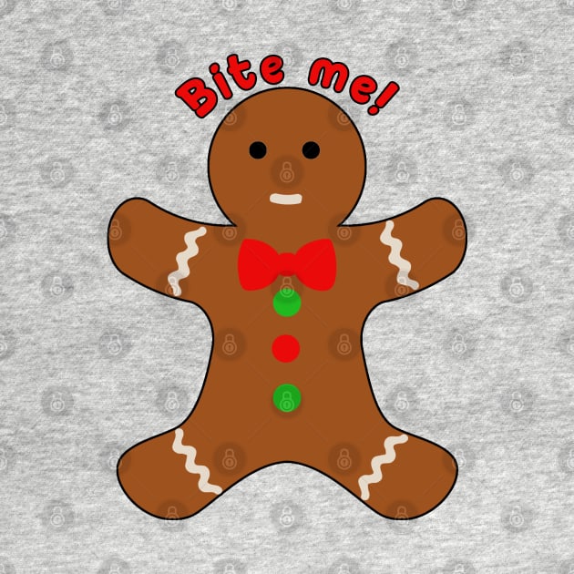 Bite Me Gingerbread Man by TLSDesigns